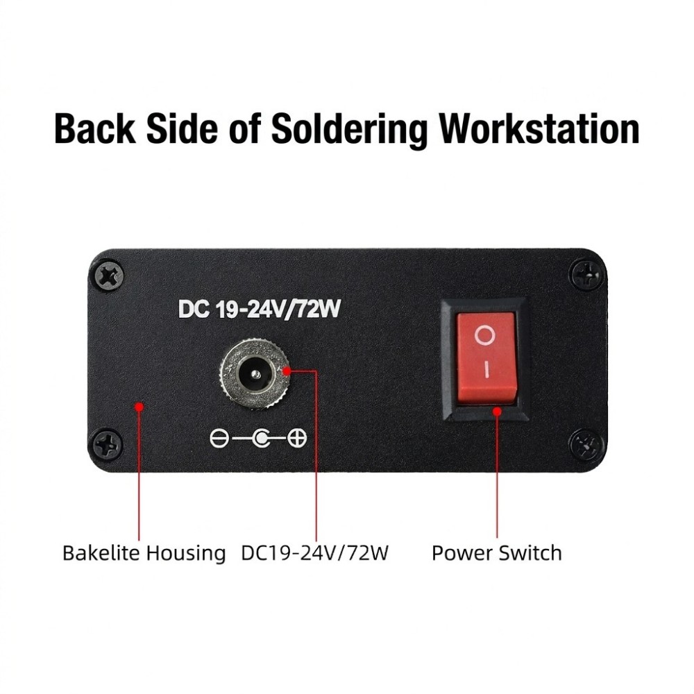 T12 Soldering Station AC100‑24 - огляд і ціна Soldering Station T12 Oled