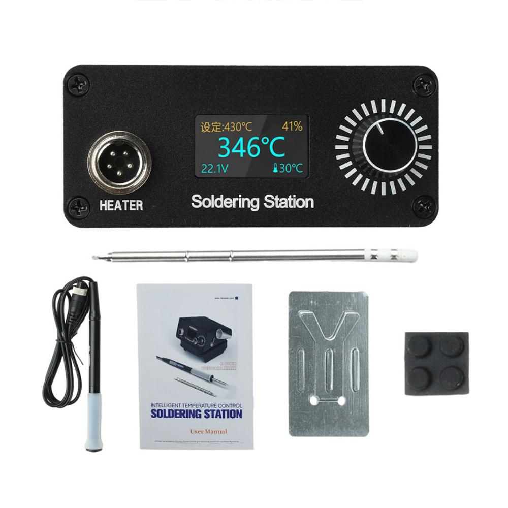 T12 Soldering Station AC100‑24 - огляд і ціна Soldering Station T12 Oled